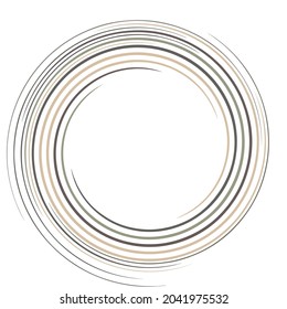 Spiral, wirl, Whirlpool Element Vektorgrafik. Cochlear, Helix und Volt