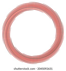 Spiral, twirl, whirlpool element vector illustration. Cochlear, helix, and volute