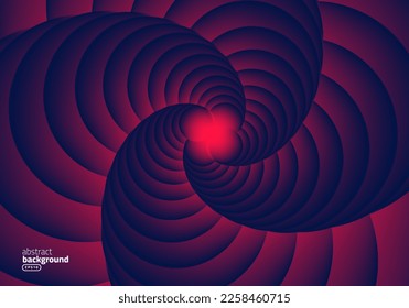 spiral twisted gradient red technology theme modern art background for advertisement banner,brochure,website landingpage, notebook cover vector eps.