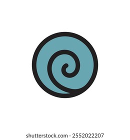 Spirale uzumaki japanischen Clan-Symbol, sie sind für extreme Chakra-Mengen bekannt