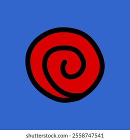 Spiral uzumaki japanese clan symbol. They are known for extreme chakra ammounts. Spiral, in japanese Uzumaki, is the symbol of the Uzumaki clan.