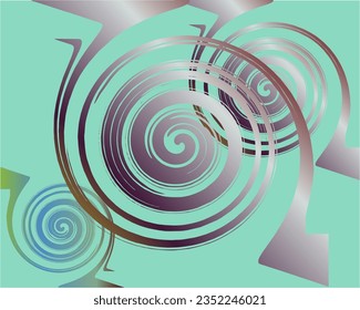 spiral vector abstract background illustration
