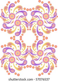 Spiral vector background.