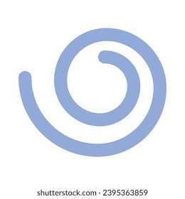 Spiral Vector Flat Icon For Personal And Commercial Use.
