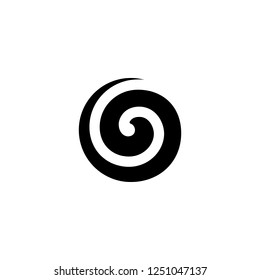 spiral vector icon. spiral sign on white background. spiral icon for web and app
