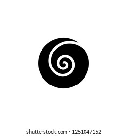 Spiral Icon Vector Spiral Sign On Stock Vector (Royalty Free ...
