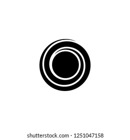 spiral vector icon. spiral sign on white background. spiral icon for web and app