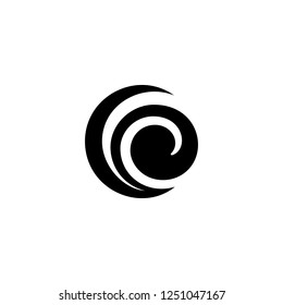 spiral vector icon. spiral sign on white background. spiral icon for web and app