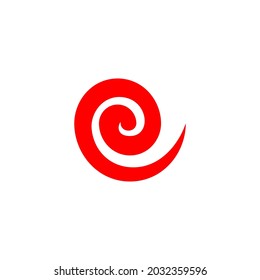 spiral vector icon. spiral sign on white background. spiral icon for web and app