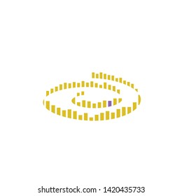 Spiral vector logo. Spiral icon