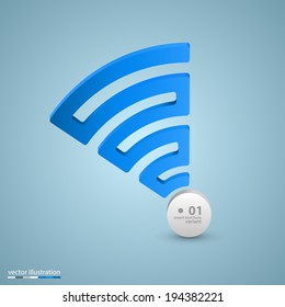 Spiral vector signal. Vector
