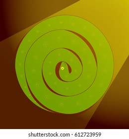 Spiral vector snake.