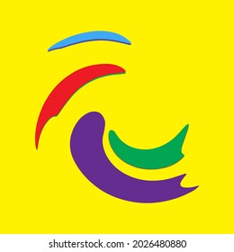 Spiral, volute, helix abstract vector illustration design element. Swirl, twirl, vortex element