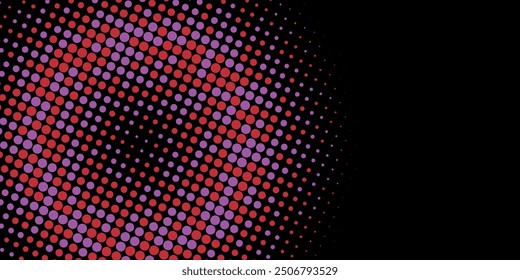 Spiral Vortex art circle pattern dotted, colorful abstract background circle motion, Radial speed lines in Circle Shape for comic book