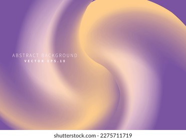 spiral vortex gradient violet and cream science theme background for advertisment banner poster technology enviroment organic nature vector eps.