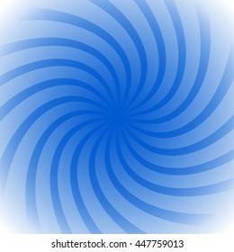 Spiral, vortex starburst, sunburst colorful background. Easy to edit, only with 1 color. (Monochrome)
