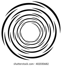 Spiral, vortex, swirl shape(s). Abstract element(s).