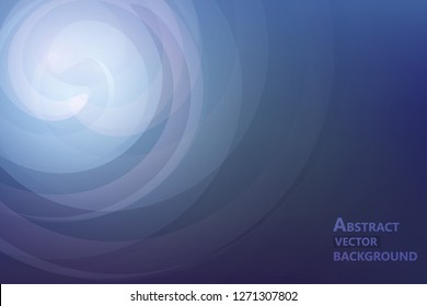 spiral wallpaper blue vecotor abstract background.