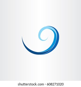 spiral water wave illustration clip art 