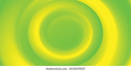 Spiral Wave Pattern Yellow Green Color Abstract Background Element