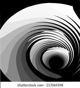 Spiral whirl movement. Abstract background.