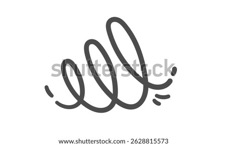 Spiral wind icon, twirl, vortex, swirl, draft, airflow, zephyr, air, whirlwind, curl, monoline breeze, wind stream, gust, air swirl, vector outline, movement, spiral line.