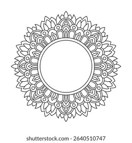 Spiraled Zen Garden Mandala Design