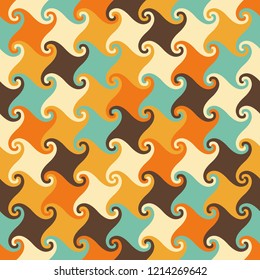 Spiraling tiles tessellation