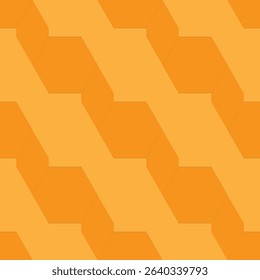 Spiralling yellow pattern. Seamless design. Two shades of yellow in a spinning motion. Hexagon and diamond shapes. Wallpaper and seamless backgrounds for desktop and iPhone background. Vector, EPS 10.