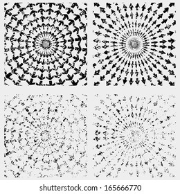 Spirals with arrows