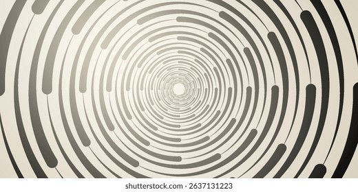 spirals illusion black and white background