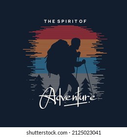 the spirit of adventure, design t-shirt prints, posters, stickers and other uses. 