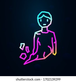 Spirit, ghost, man nolan icon. Simple thin line, outline vector of dia de muertos icons for ui and ux, website or mobile application