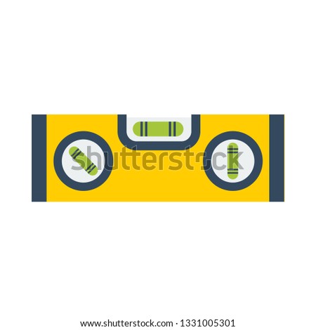 Spirit level flat icon.You can be used spirit level icon for several purposes like: websites, UI, UX, print templates, presentation templates, promotional materials, web and mobile phone apps