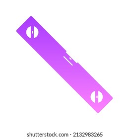 Spirit Level Glyph Gradient Icon Design