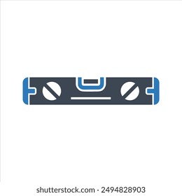 Spirit level icon. Building level icon