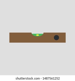 Spirit Level icon, flat style. - Vector