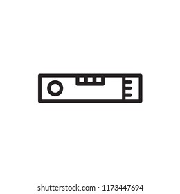spirit level icon vector eps10