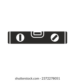 Spirit level icon. Vector icon isolated on white background.