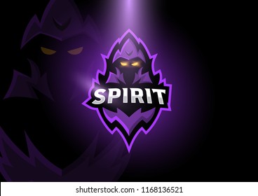 Spirit Logo Esports Gaming Halloween Horror