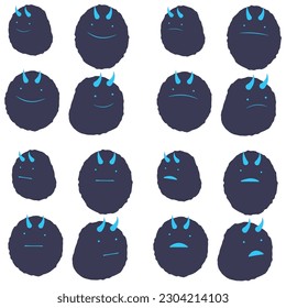 Spirit, silhouette, entity, sticker, pet, avatar, character, object. Desiqkn.