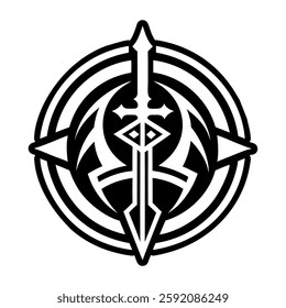 Spirit symbol icon in filled style