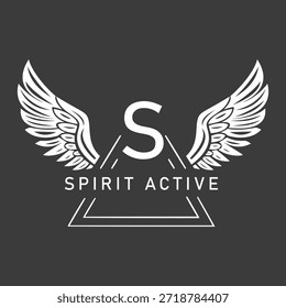 Modelo de design de logotipo Spirit Vetor