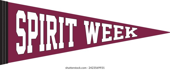 Spirit Week Banner Pennant High School Pep Rally