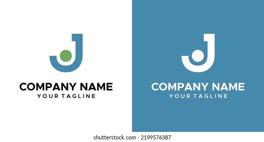 A spirited J-themed graphic image, on a blue and white background. vector graphics base.
