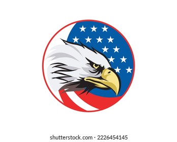spirits of america label and logo in circular shapes