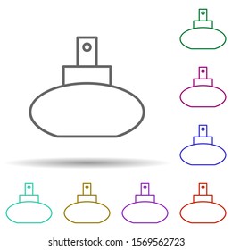 Spirits multi color icon. Simple thin line, outline vector of web icons for ui and ux, website or mobile application