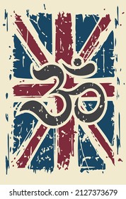 Spiritual  background, illustration in vector format, design template for print t shirt fashion clothing and poster