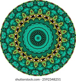 Spiritual Mandala Artwork for Meditation and Mindful Relaxation