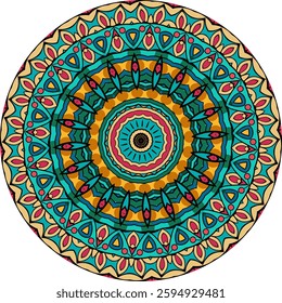 Spiritual Mandala Artwork for Meditation and Mindful Relaxation